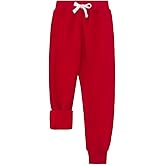 Spring&Gege Boys' Fleece Active Jogger Sweatpants Thick Sports Pants with Pockets