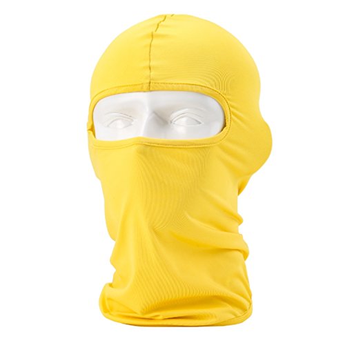 Rungear Balaclava Ski Mask, Winter Hat Windproof Face Mask for Men and Women Motorcycle Tactical Skiing Cycling Outdoors (Yellow) - Thumbnail 7