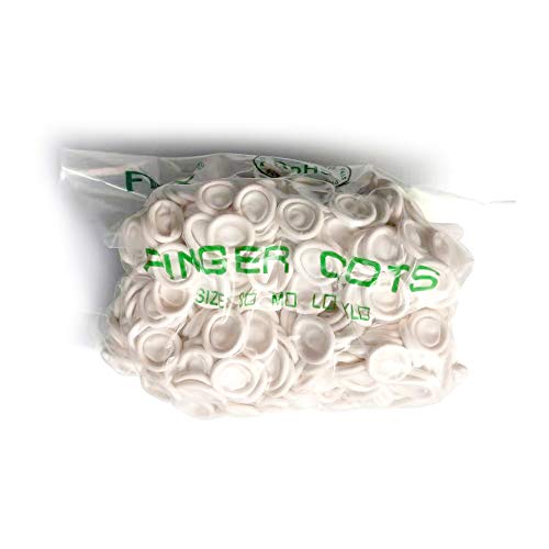 ADrivWell 1440pcs Anti-Static Finger Cots Rubber Fingertips General Purpose Disposable Latex Powder Free Protective Finger Gloves for Electronic Repair,Nail Art,Crafting Industrial 4 Mil Thick