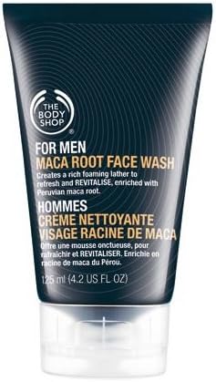 body shop maca root face wash