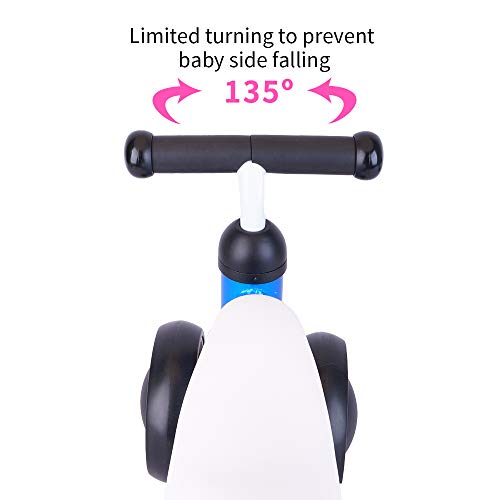 Baby Balance Bikes Bicycle for 12 Year Old Girl/Boy, Cycling Christmas Toy for Gifts Blue