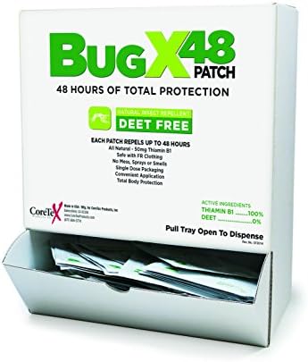 CoreTex 13844 BugX 48 Patch Natural Insect Repellent-Wallmount Box 1/BX