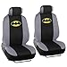 BDK Batman Car Seat Covers Gift Set - Officially Licensed Warner Brothers Auto Accessories Bundle, Includes Car Seat Covers with Car Floor Mats and Sunshade, C1304