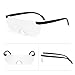 2Pcs Plastic Glasses 1.6X Magnifying Presbyopic Eyewear Makes Everything Bigger and Clearer