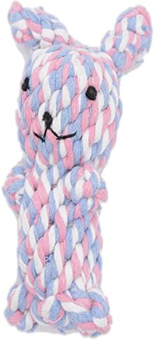 Puppy Chew Dog Chew Dog Toys Interactive and Chewing Cotton Rope toys for Small Pet Teething Rabbit