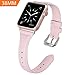 Karei Leather Bands Compatible with Apple Watch Band 38mm 40mm, Retro Top Grain Genuine Leather Replacement Strap with Stainless Steel Clasp for iWatch Series 4 3 2 1, Sport, Edition
