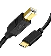 CableCreation USB C auf USB B Druckerkabel 2m, USB C Druckerkabel/Scannerkabel Kompatibel mit Mac...