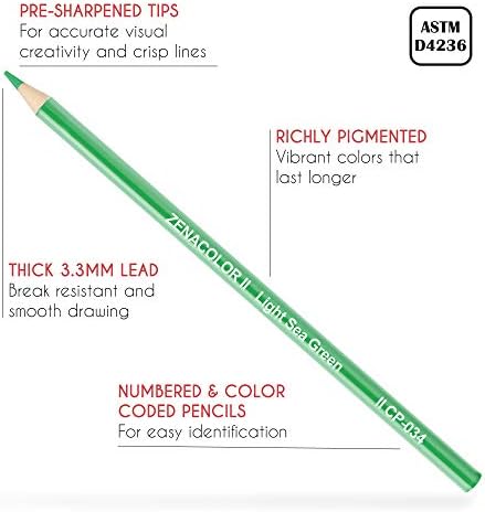 Pack of 100 coloring pencils displayed on a white background.