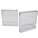 Lego Parts: Panel 1 x 6 x 5 (PACK of 2 - Transparent Clear)