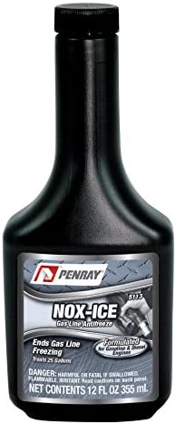 Penray 5113-12PK Nox-Ice Gas Line Antifreeze - 12-Ounce Bottle, Case of 12