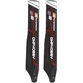 OMPHOBBY M1 EVO Parts Main Blade 125 Replacement Parts for OMPHOBBY M1 EVO RC Helicopters Rc Heli Accessories OSHM1209R(Red)