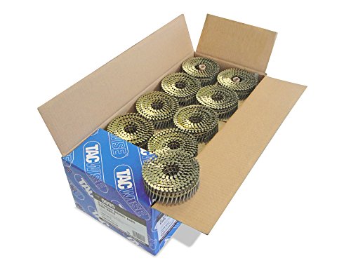 Tacwise 0995 Bright Flat Top Coil Nails, 2.1/40 mm, 16° Inclined, 14,4000