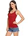 EASTHER Women's Sleeveless Sparkle Shimmer Camisole Racerback Sequined Tank Tops