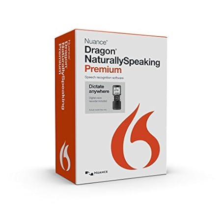 Dragon NaturallySpeaking Premium 13 with Digital Recorder (Mobile), English