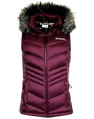 Womens' Polar Freeze Down Vest Omni Heat MERLOT