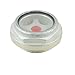 uxcell 27mm Threaded Metal Case Oil Level Sight Glass Window Silver Tone