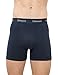 Men's Underwear Soft Cotton Boxer Briefs Short with Open Fly 5 Pack L