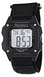 Armitron Sport Men's 40/8263BLK Black Velcro Strap Square Digital Chronograph Watch