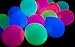 Blacklight Party Balloons That Glow in The Dark Under Blacklight - 11 inch Neon Flourescent Latex Balloons, 25 Count