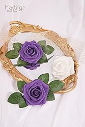 MACTING Artificial Flower Rose, 30pcs Real Touch