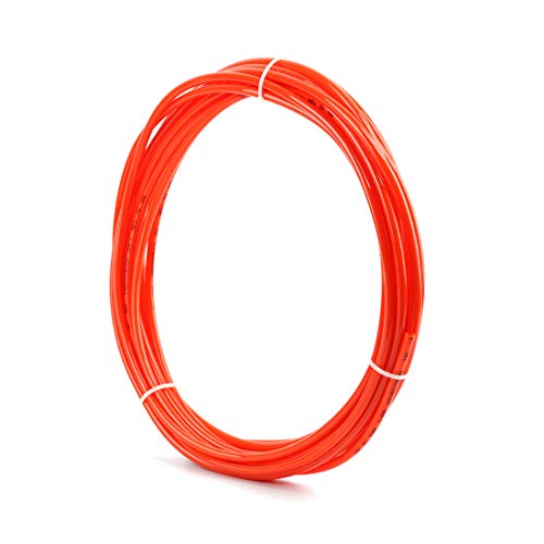SNS Pneumatic Od 1/4" 10 Meters Red Color PU Pneumatic Air Tubing Pipe Hose for Air line or Fluid Transfer