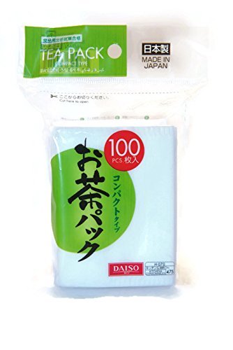 From Japan 100pcs Disposable Filter Bags for Loose Tea,White,3.7 L x 2.8 W in