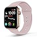 NUKELOLO Sport Band Compatible with Apple Watch 38MM 40MM,Soft Silicone Replacement Strap Compatible for Apple Watch Series 4/3/2/1 [S/M Size in Pink Sand Color]