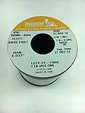 Indium Wire Solder, .032 in., Sn63 Pb37, CW-807, 1 lb. Spool