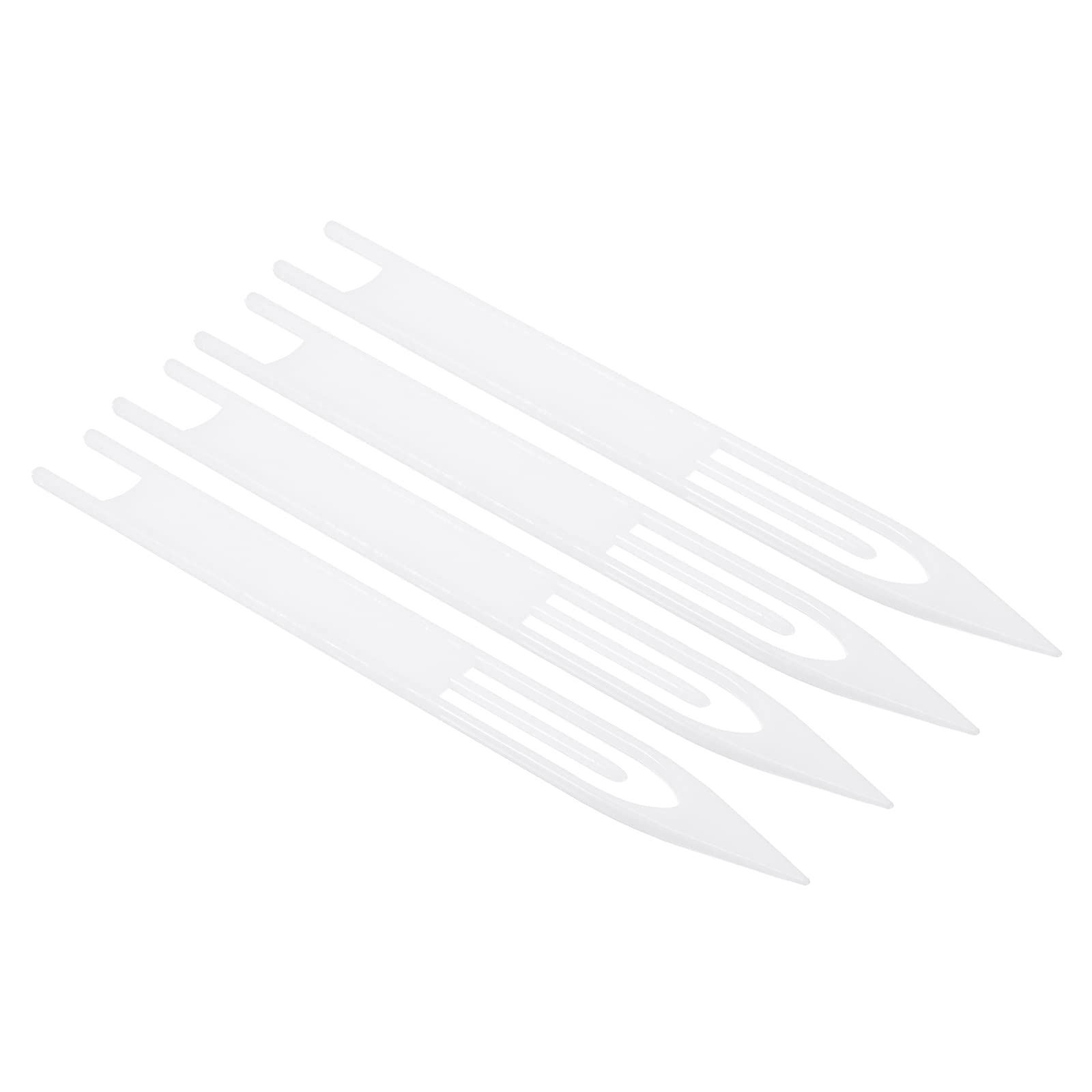PATIKIL Netting Needle Shuttles 9#, 4 Pack Plastic Fishing Net Repair Line Kit Mending Tool, White