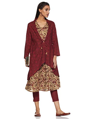 biba maroon suit