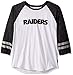 Ultra Game NFL mens Raglan Baseball 3/4 Long Sleeve T-Shirt