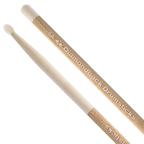 Diamondback DB1005AN Laser Engraved Drumsticks Nylon Tip (5AN), 1 Pair