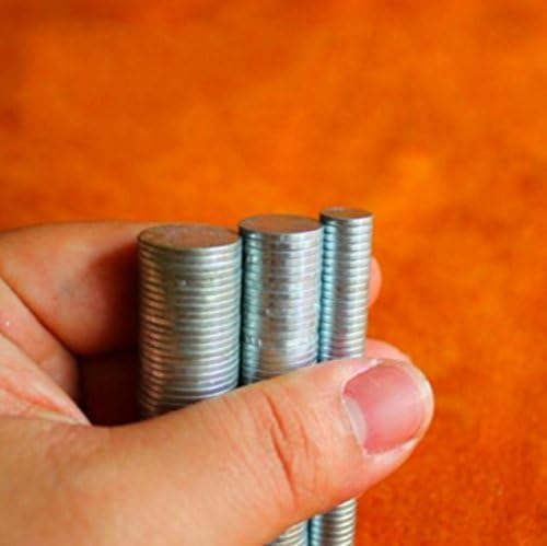 10 Pcs Leathercraft Small Magnetic 10 MM For DIY Bag Purse Wallet personalizing handbag Belt by Micro Shops