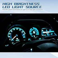 Kutyun 20Pcs T5 LED Lights for Car Dashboard, T5 37