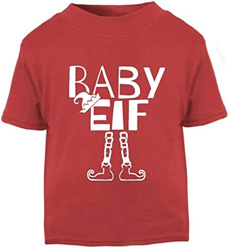 Tees In The Wood Baby Elf Christmas Baby and Toddler Short Sleeve T-Shirt