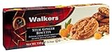 Walkers Stem Ginger Biscuits, 5.3-Ounce Boxes (Pack of 12)