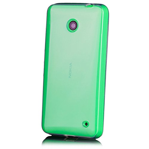 Nokia Lumia 630 / 635 | iCues Transparent TPU Case Clear | [Screen Protector Included] Clear Rubber Cover crystal transparent silicone shell TPU minimalist