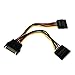 StarTech.com 6in SATA Power Y Splitter Cable Adapter - M/F - Power splitter - SATA power (M) to SATA power (F) - 6 in - PYO2SATA primary