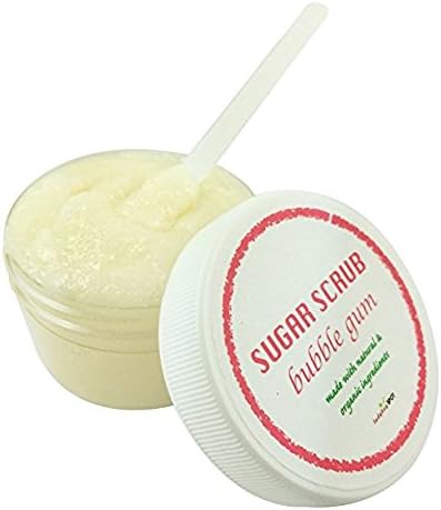 Flavored Creamy Moisturizing Exfoliating Sugar Scrub for Dry Flaky Lips 1.5 oz Large Jar
