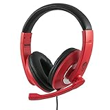 ThinkWrite Premium Headset for Apple iPad, Google Chromebook, Kindle Fire, Android Tablet and Laptops (Red)
