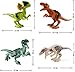 Dinosaur Minifigures Building Blocks Toys - 16pcs Dinosaurs, Dinosaur Mini Figures Playset Toy, Realistic Jurassic World Dinos Toy Set, Dinosaur Party Favors, Educational Toy Gift for Kids