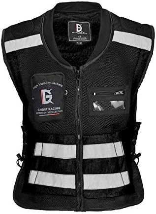 バイクジャケット 反射ベスト バイクベスト リフレクター バイク用 Xxl 人気の製品 黒 ツーリング