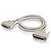 Legrand - C2G DB25 M/M RS232 Serial Extension Cable with Two Male DB25 Connectors, Beige PC Extension Cable, 6 Foot Serial Port Cable, 1 Count, C2G 02665
