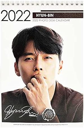 Amazon Co Jp ヒョンビン Hyunbin 22 23年 2年分卓上カレンダー ステッカーシール付き ゆうパケット便送料無料 韓国俳優 韓国ドラマ 韓ドラ 愛の不時着 ヒョン ビン 文房具 オフィス用品