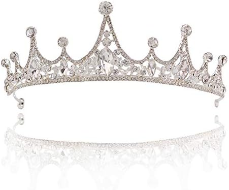 Earofcorn Luxury Crown Women Headdress Baroque King Rhinestone Pageant Crown Wedding Hair Accessories Birthday Crown