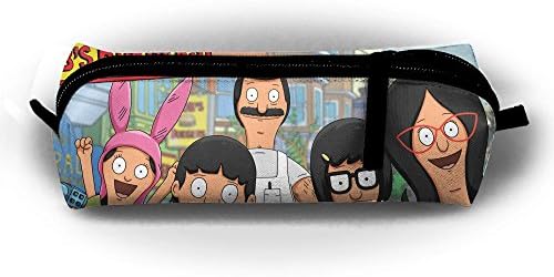 Elied Store Bobs Burger Zippered Pen Pencil Pouch Office,School,Makeup Bag For Students,outdoor Worker,Professionals And Artists/8.32.22"