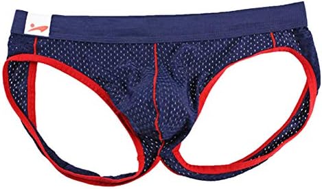 Men's Jockstrap Supporter Low Rise Bulge Pouch Mesh Thong
