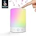 LightStory LED Bedside Lamp Music Lamp, Bluetooth 2.1, Micro SD support, FM radio, Color Changing Touch Table Lamp with Night Light, Small Portable Bluetooth Night Light Speaker Warm White
