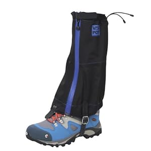 VAXPOT(バックスポット) アウトドアゲーター 【耐水圧3000mm/透湿性3000g/3レイヤー素材】 VA-8250 BLKxBLU M(23-26cm)