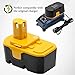 KINGTIANLE 2 Pack 3600mAh Ryobi 18V Battery Replacement Compatible with Ryobi ONE+ Ryobi P100 P104 P105 P110 130224007 High Capacity Cordless Power Tools 18 Volt Batteries